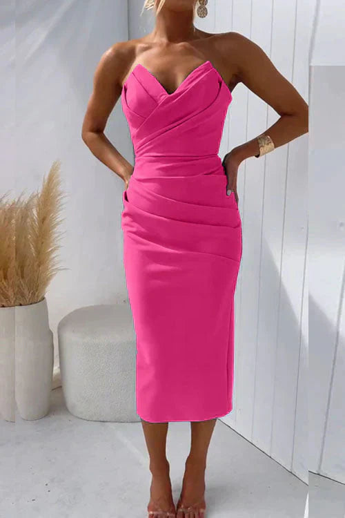 Nur™ | Midikjole Uten Rygg
