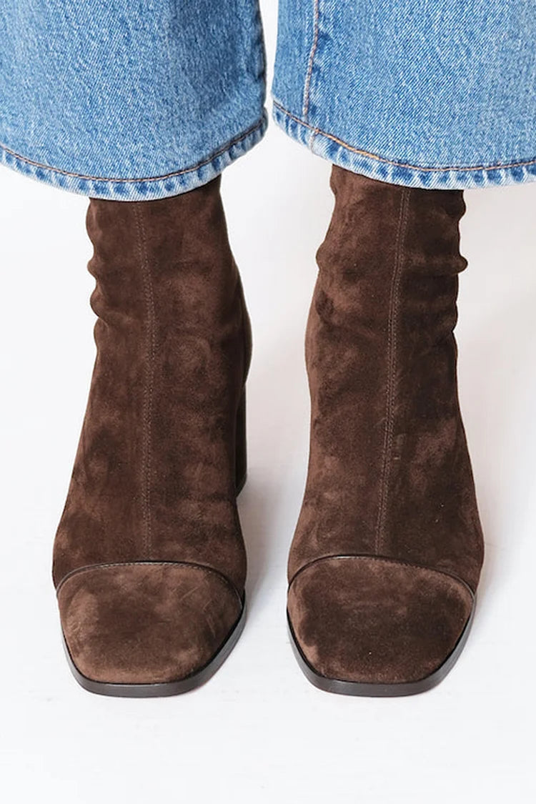 Margaux™ | Elegante Suede Støvletter