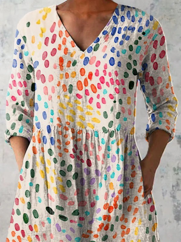 Bernadette | Lang V-hals bluse
