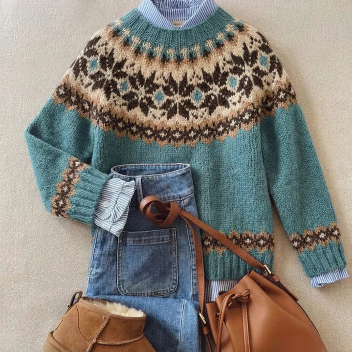 Jolie™ | Chic Vintage Strikkegenser