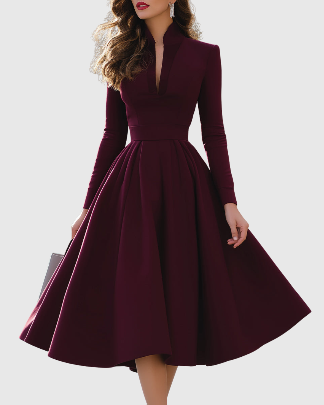 Juliette™ | V-Hals midi-kjole
