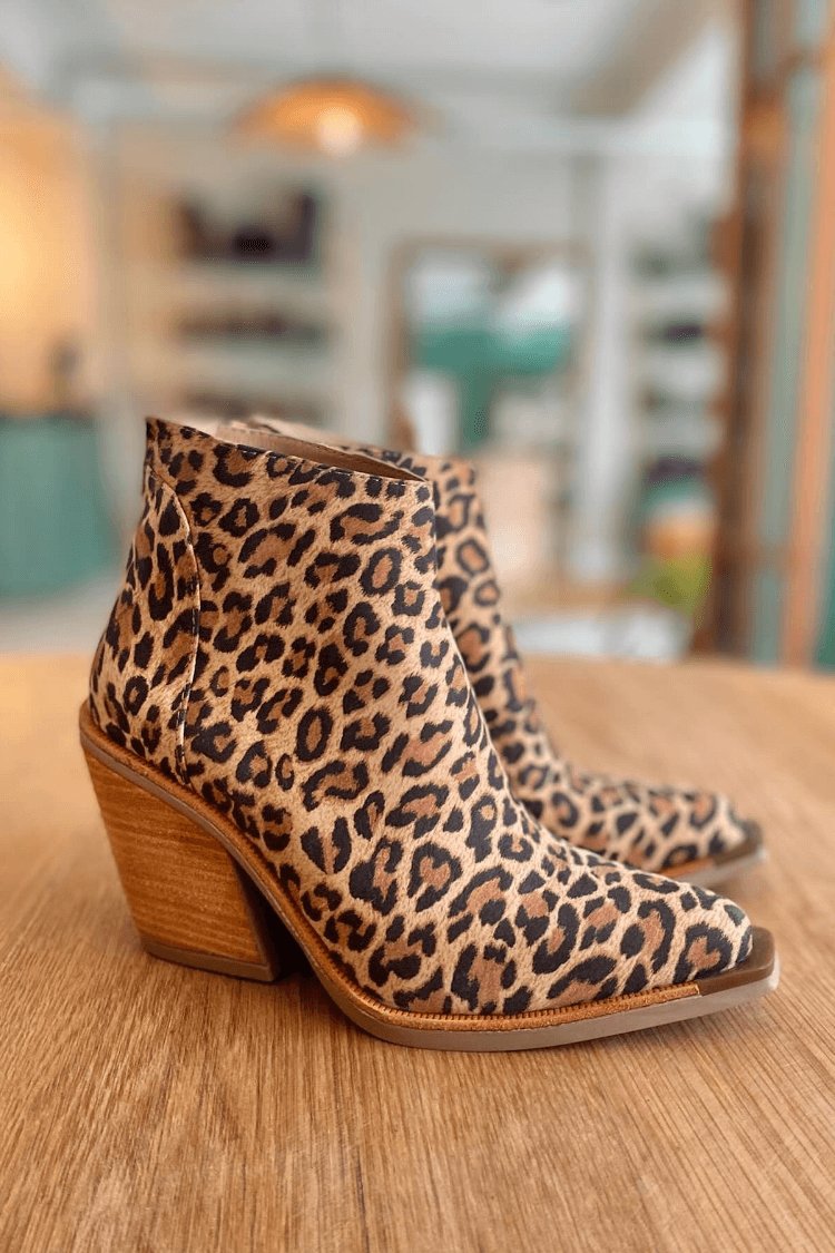 Camille™ | Leopardmønstrede Støvletter