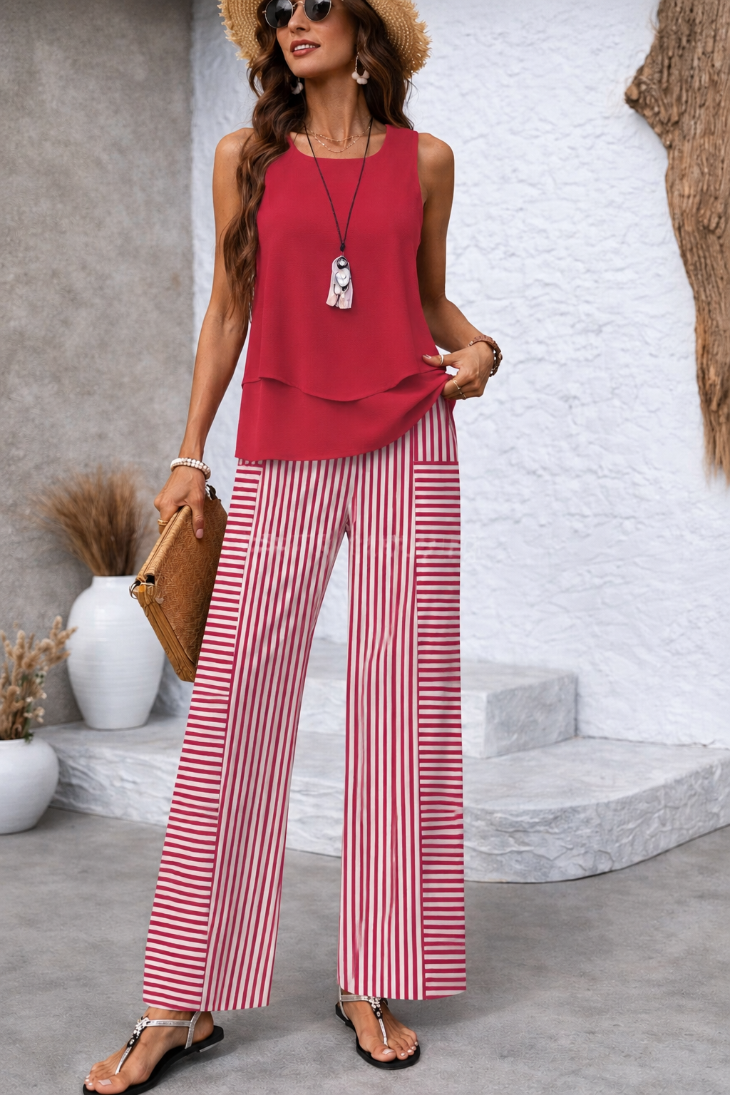 Rosavienne | Sett Riviera med Striper