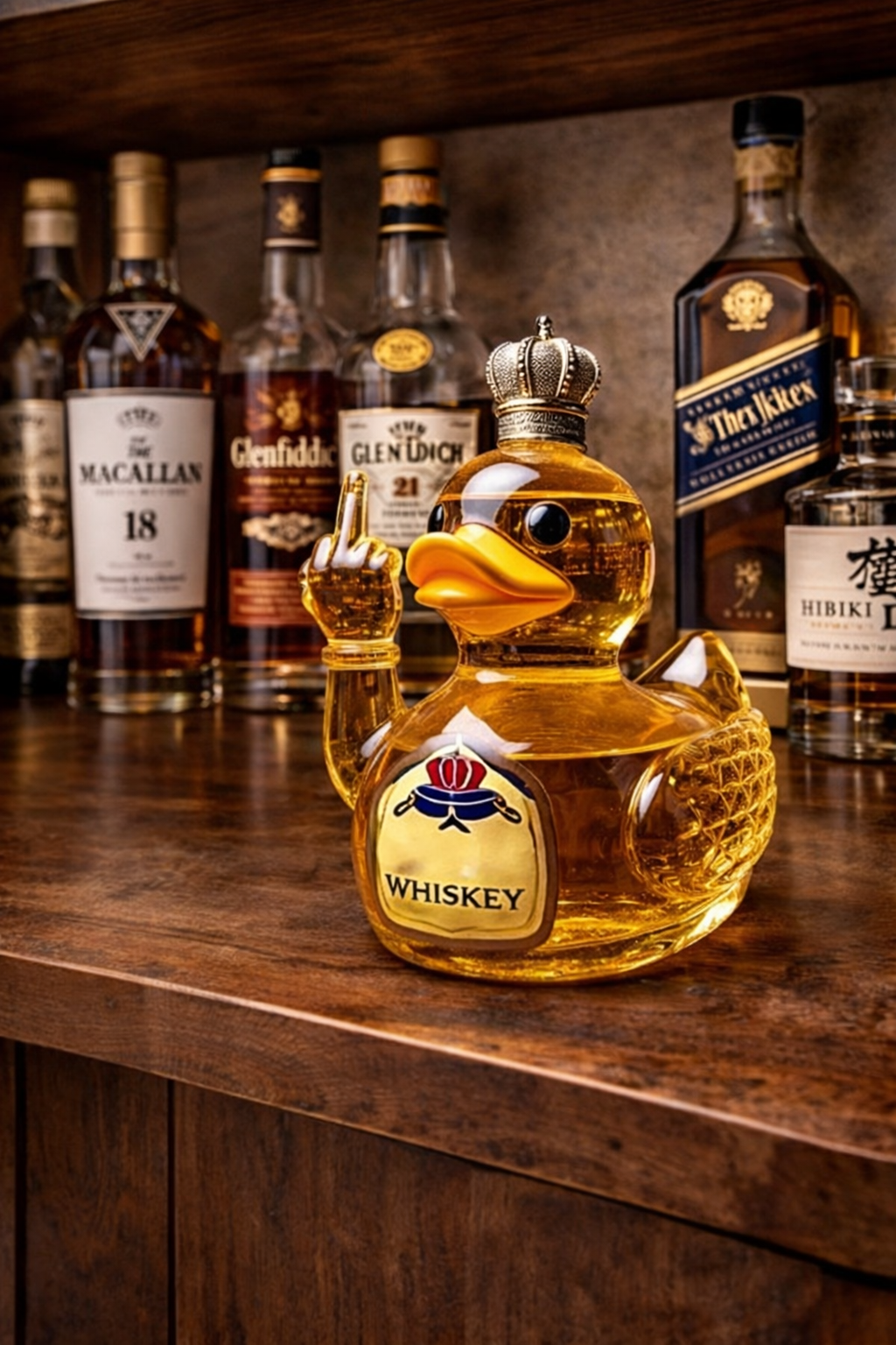 Whiskeyflaske - Rebel Duck Edition