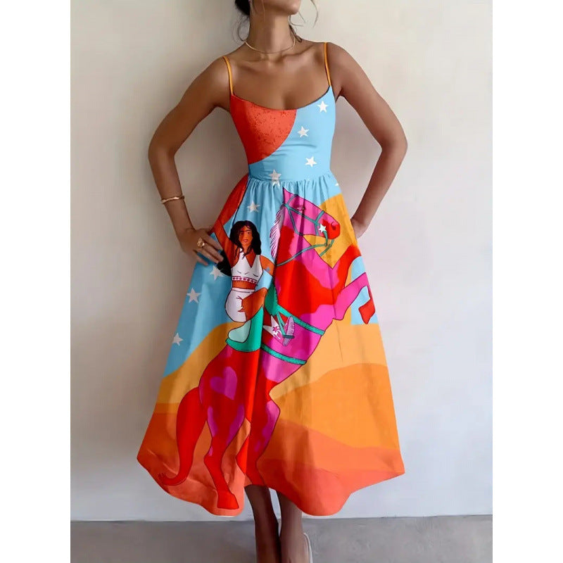 Solavienne | Sunset Muse Midi Kjole