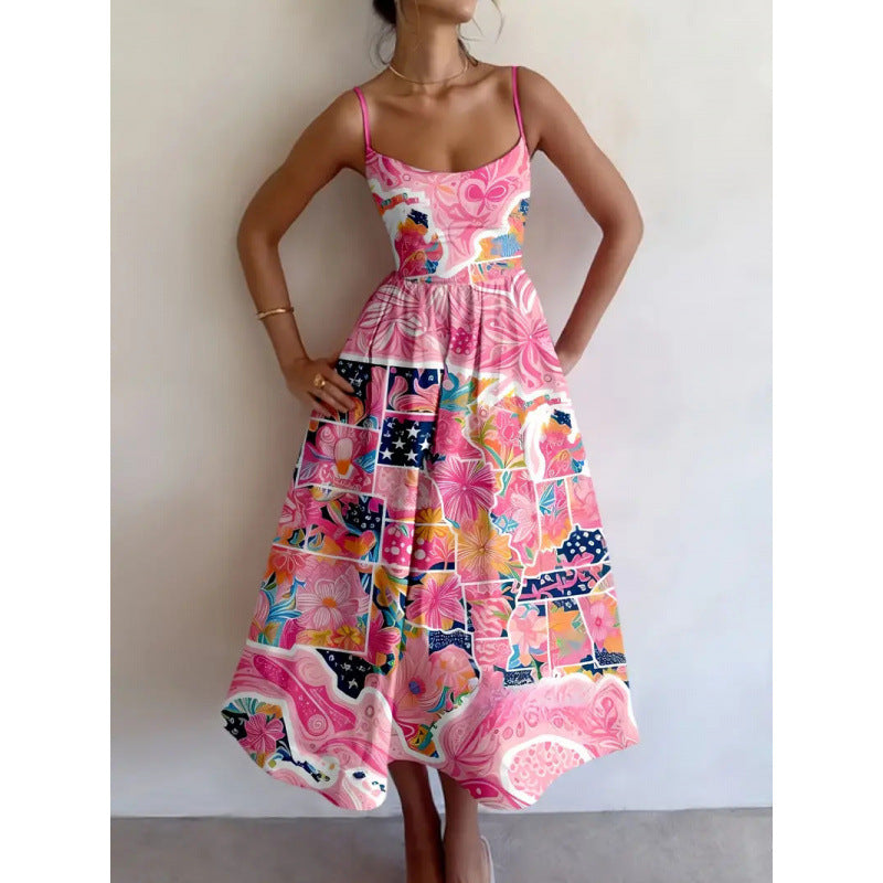 Rosavelle | Blush Garden Midi Kjole