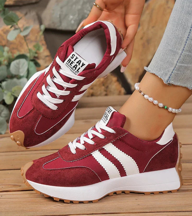 Stilige Sneakers med Ultimat Bærekomfort (rød)