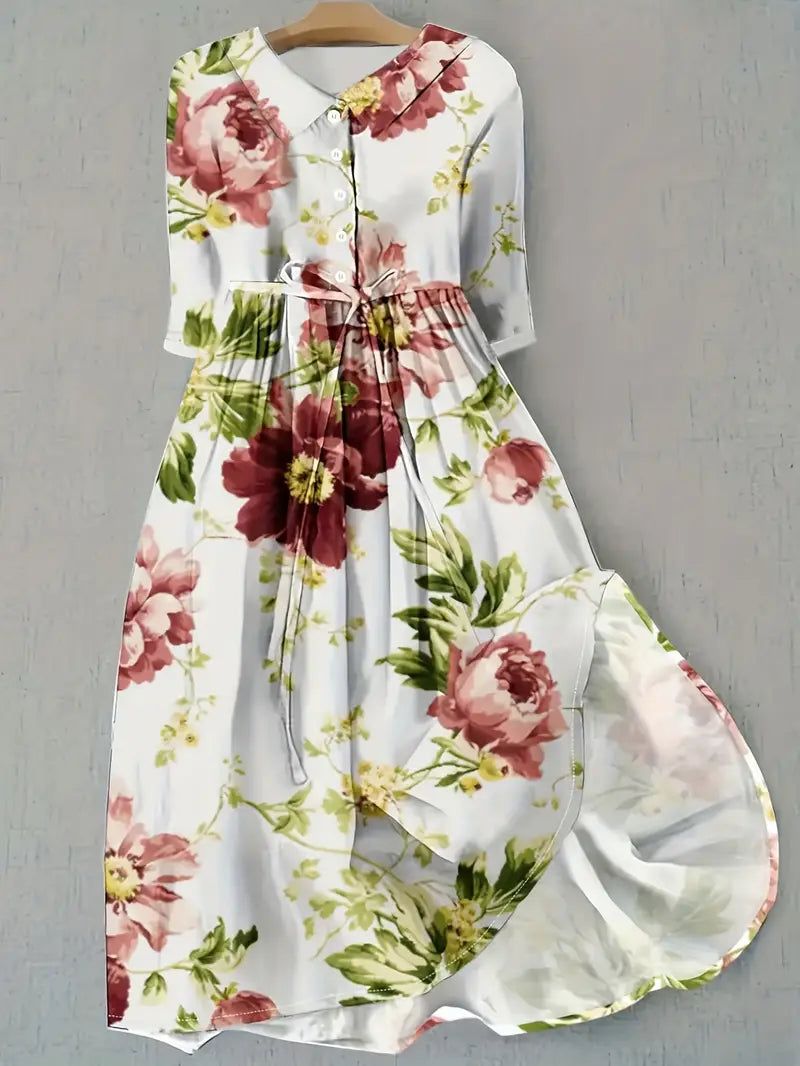 Margot | Elegant statement blomsterkjole