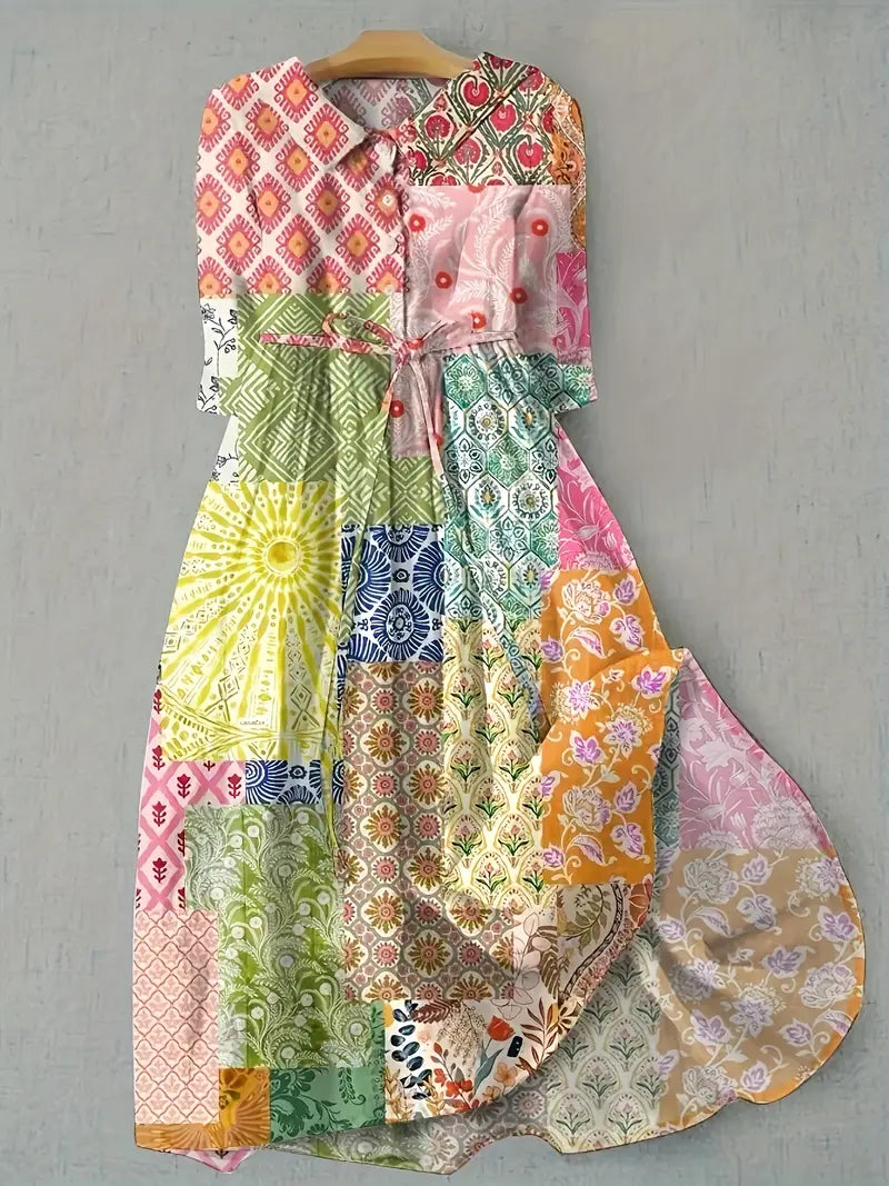Juliette | Kunstnerisk patchwork kjole