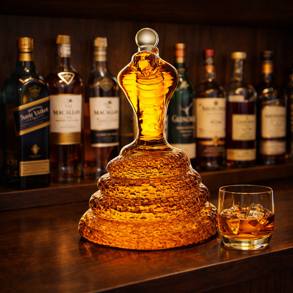 Whisky Flaske - Cobra Utgave