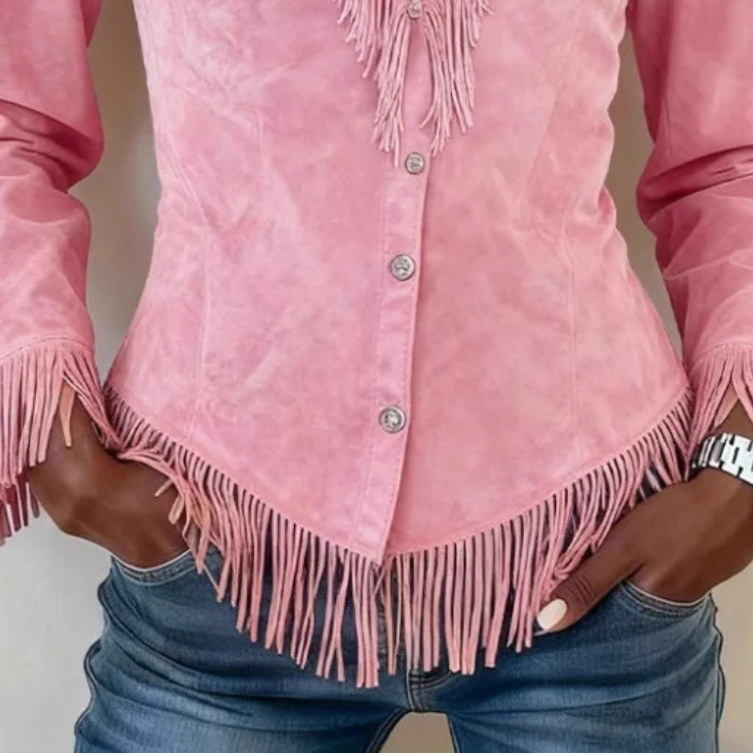 Kinsley │ Frynset Knappebluse