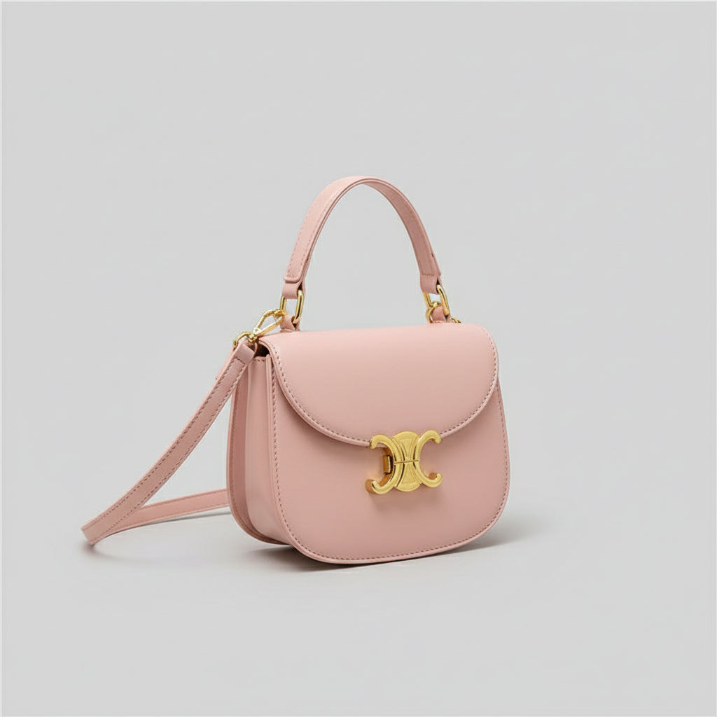 Mini Crossbody Bag med Gulltone