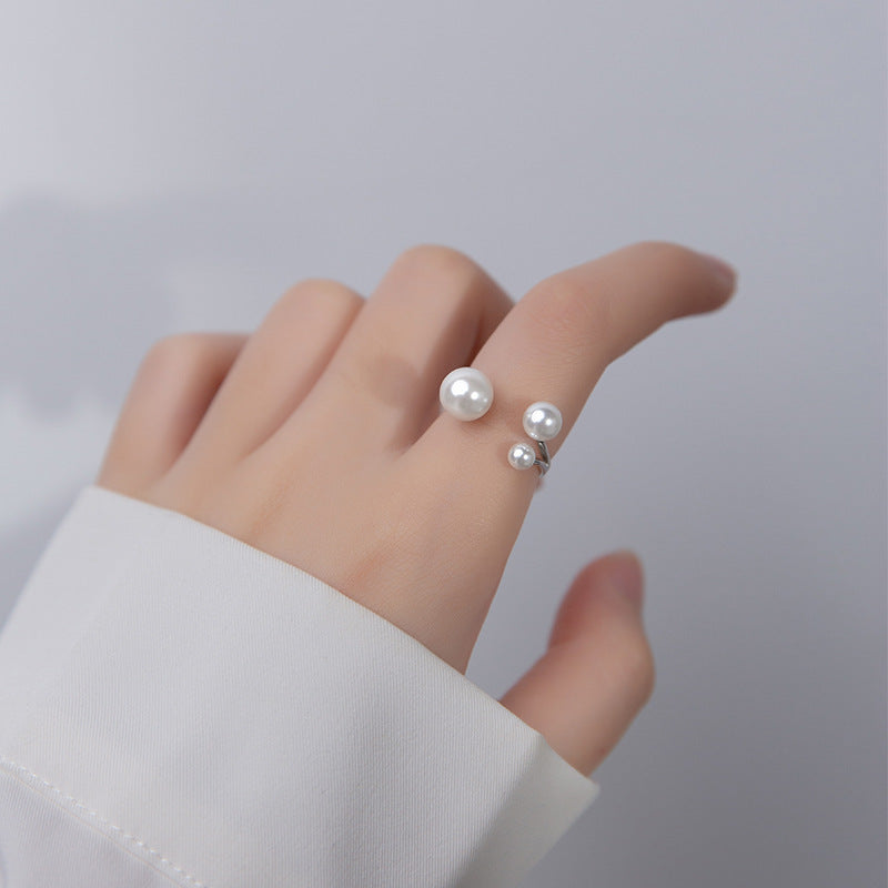 Justerbar Trippel Aksent Ring