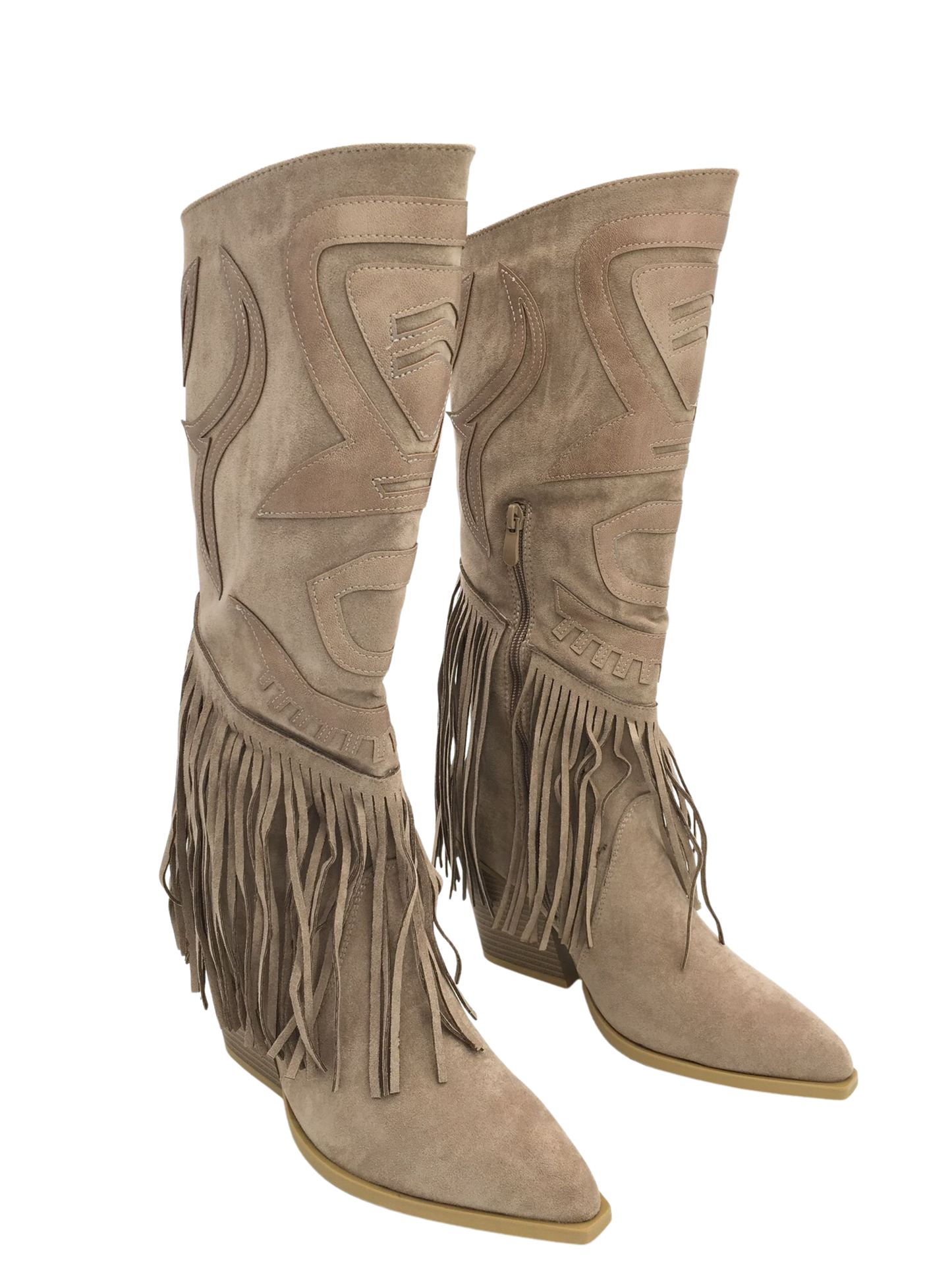 Fringle Western Beige støvler