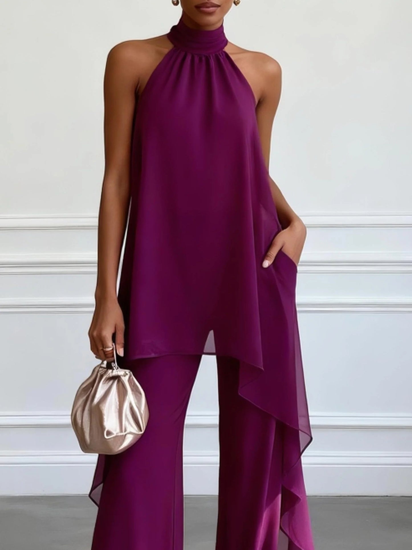 MOREAU LYON | ELEGANT HALTER SETT FOR KVINNER