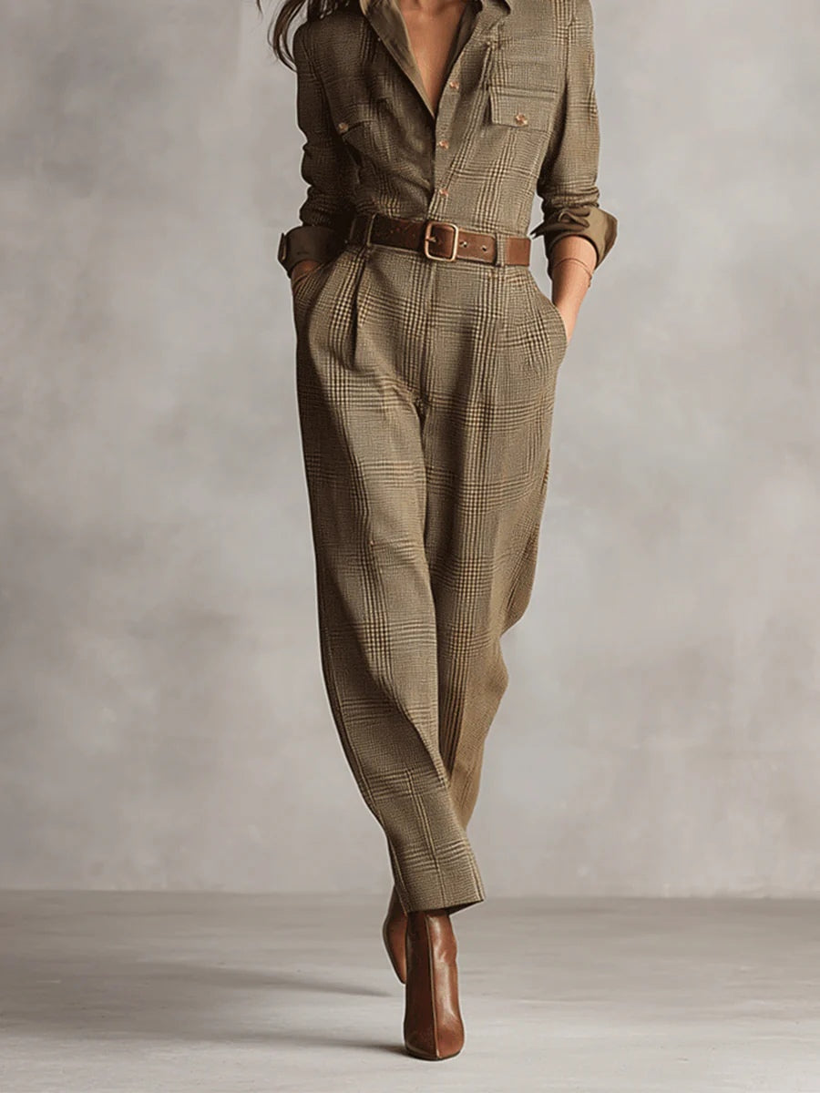 Anna™ | elegant rutete jumpsuit