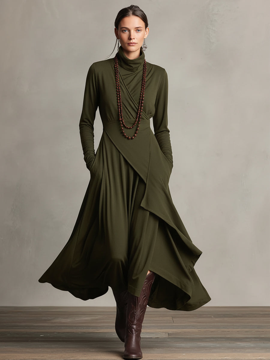 Natalie | Elegant drapert kjole