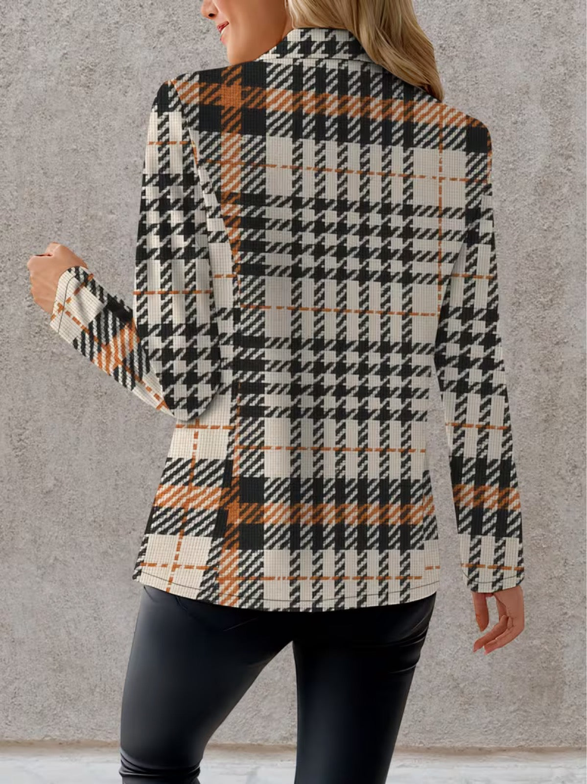 Ghislaine™ | Houndstooth Blazer