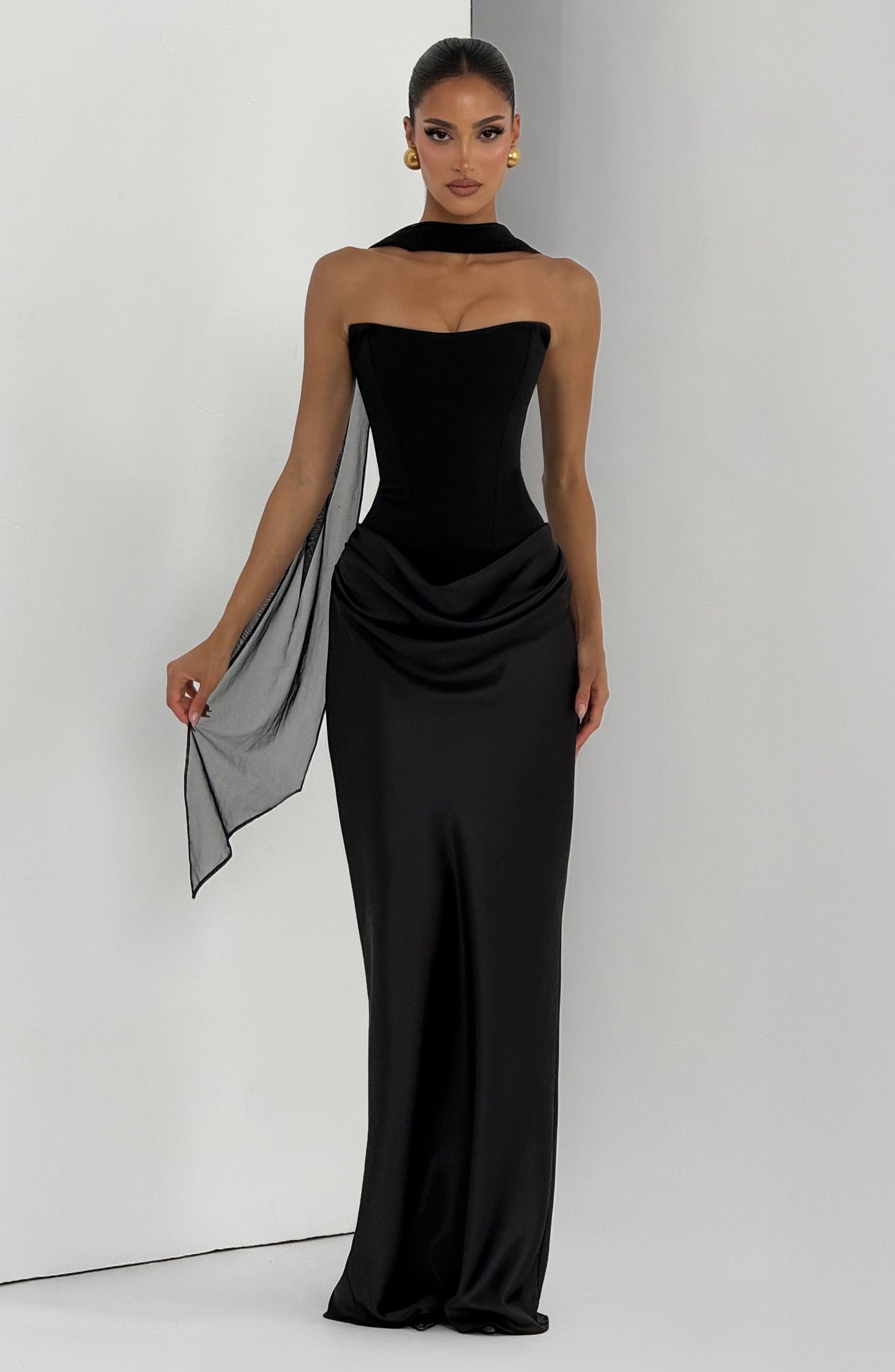 Maggie Maxi Kjole - Svart