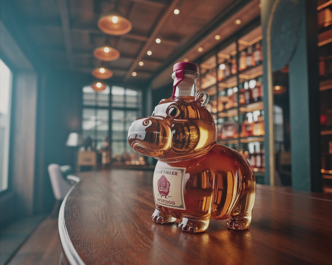 Whiskyflaske - Hippo Edition