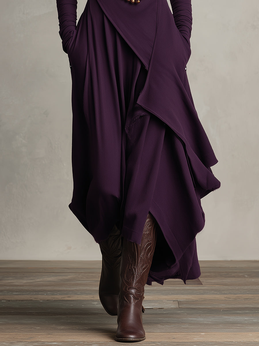 Natalie | Elegant drapert kjole