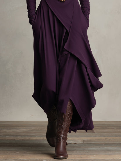 Natalie | Elegant drapert kjole