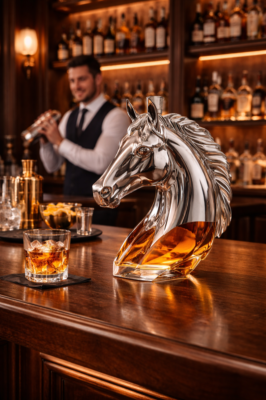 Whiskeyflaske – Hestehodeutgave