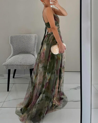 La Scintilla | Robe Maxi Élégance Florale