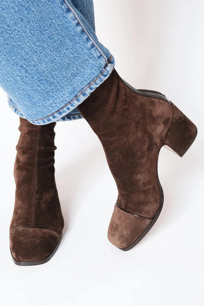 Margaux™ | Elegante Suede Støvletter