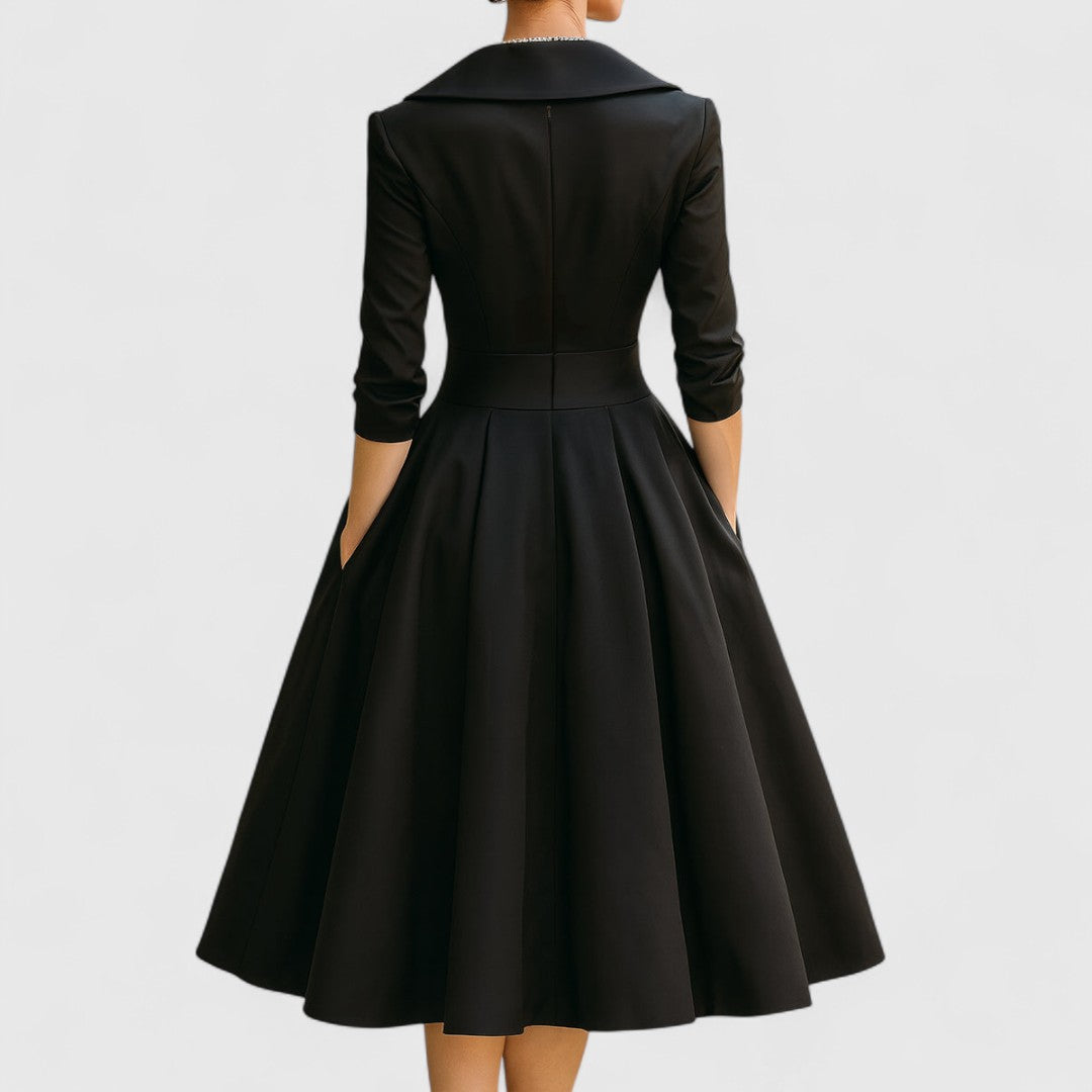 Teresa™ | Midi-kjole med en elegant snitt og en flatterende silhuett