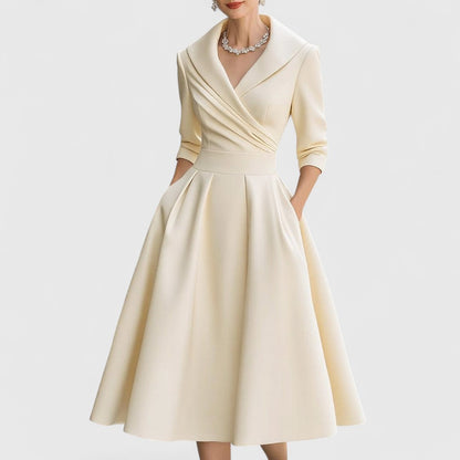 Teresa™ | Midi-kjole med en elegant snitt og en flatterende silhuett