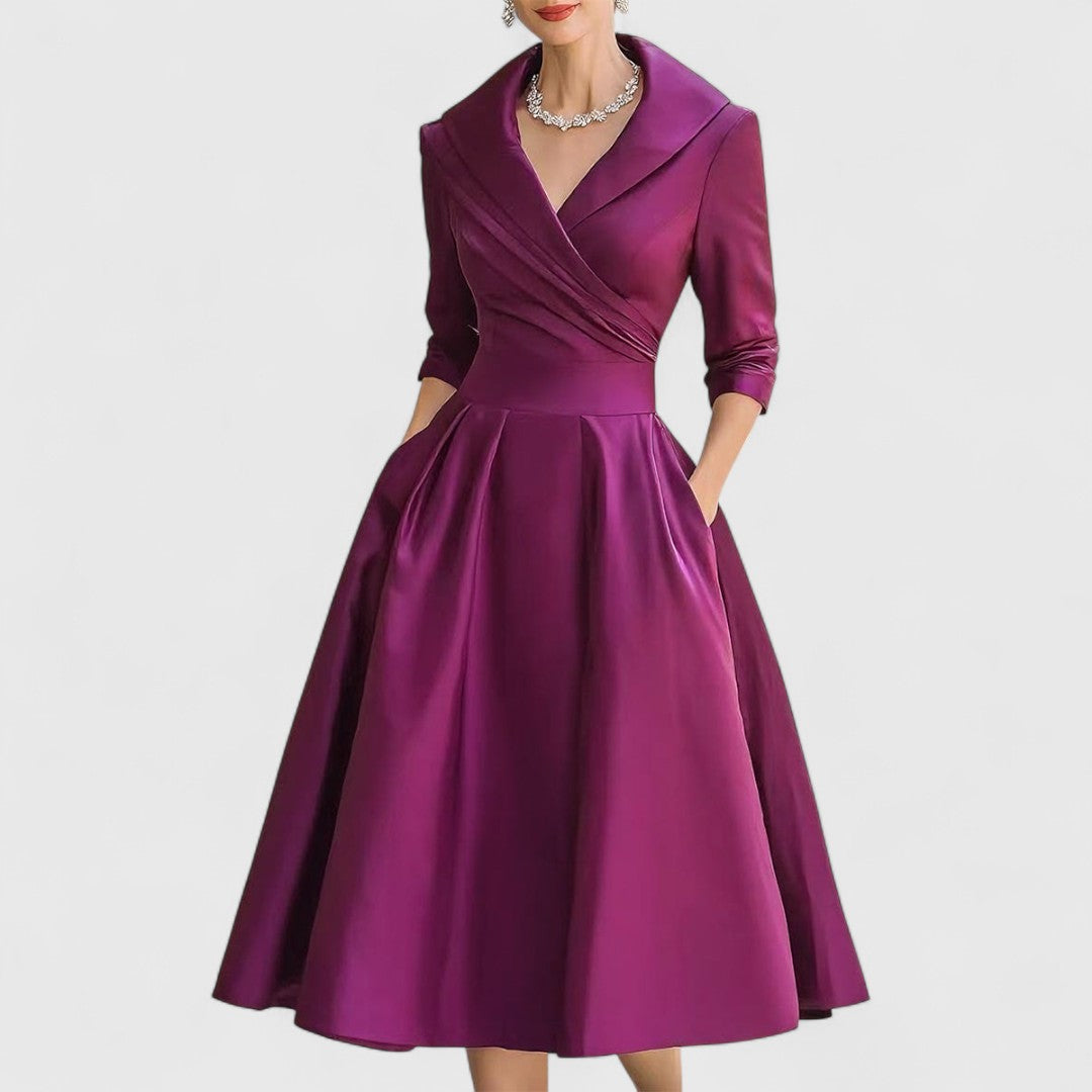 Teresa™ | Midi-kjole med en elegant snitt og en flatterende silhuett