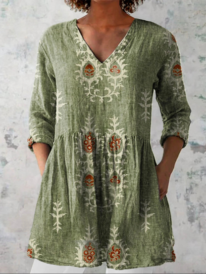Maeve | Lang V-hals bluse