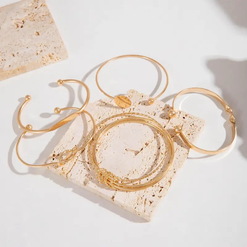 Sofistikert Knottet Eleganse Armbåndsett