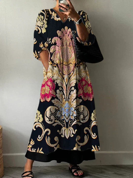 Elegant Printkjole Clara