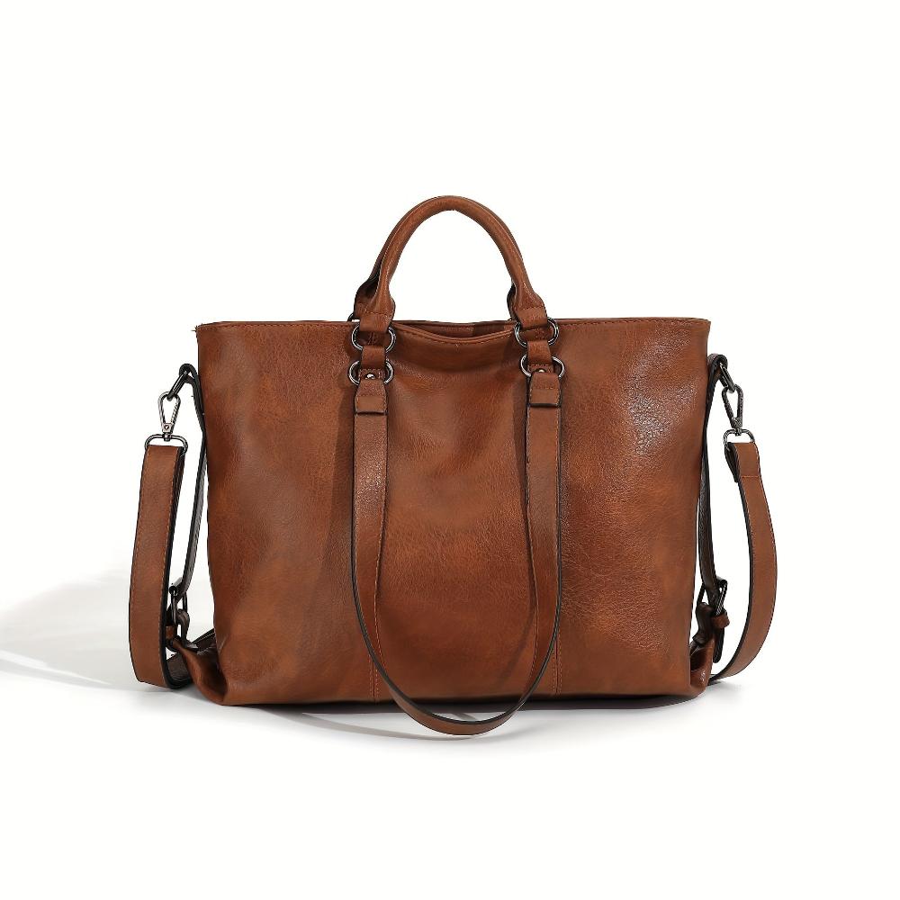 Bianca | Vintage Shopper Bag med Raffinert Eleganse