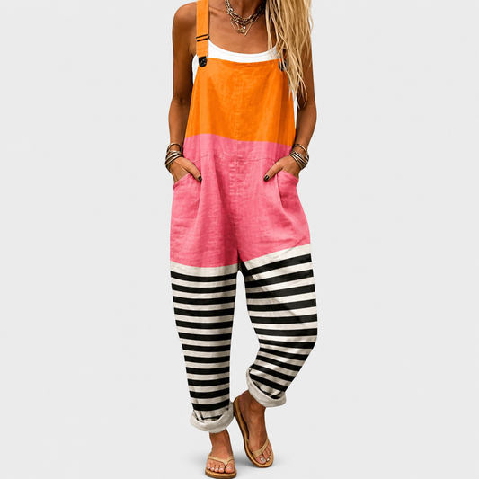 Comfortable Printed Dungarees