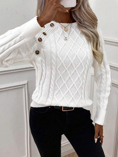 Clara | Genser med Knapper for Damer