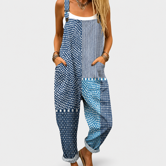 Comfortable printed jumpsuit