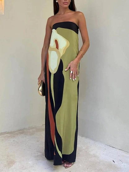 Eliana™ | Chic Uten Ermer Maxi Kjole