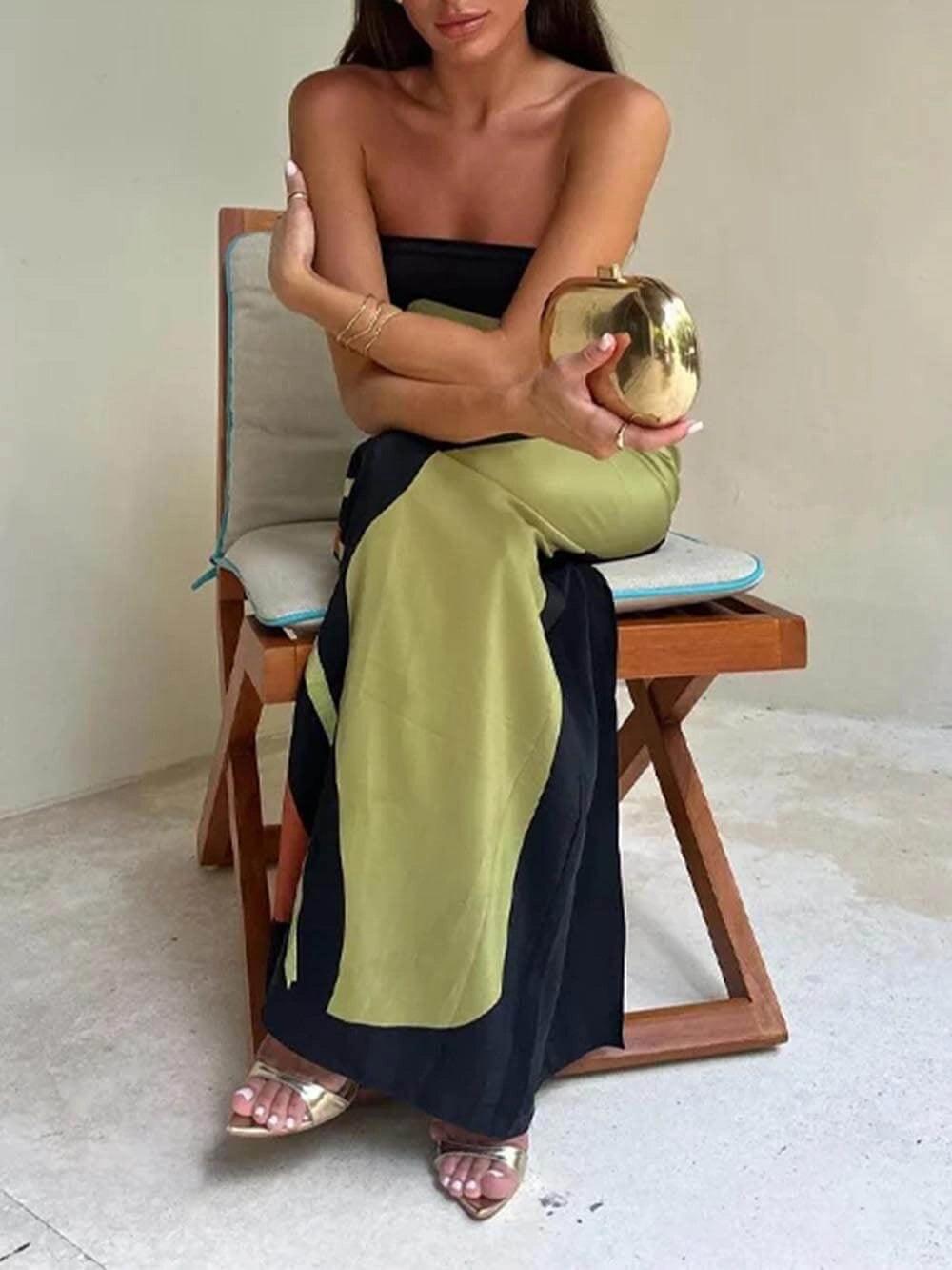 Eliana™ | Chic Uten Ermer Maxi Kjole