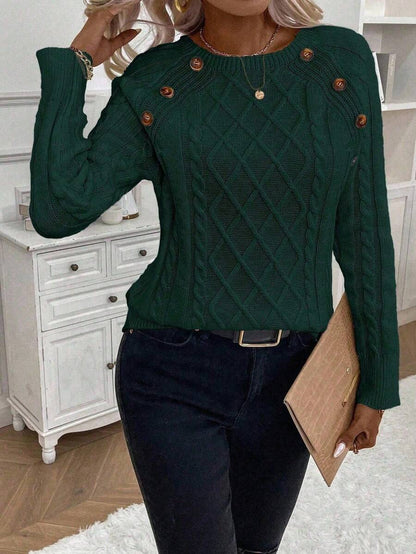 Clara | Genser med Knapper for Damer
