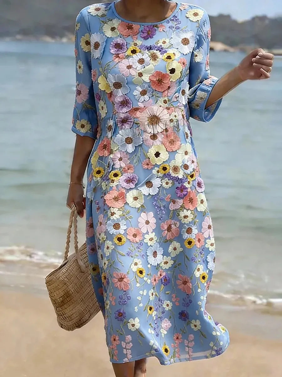 Melissa | Komfortabel & Elegant Mid-Length Kjole