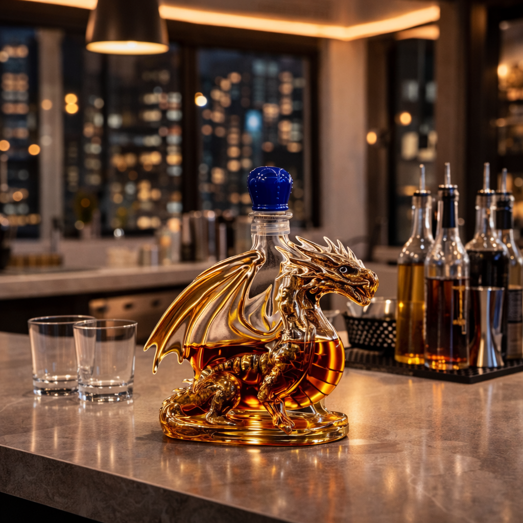 Whiskeyflaske – Drageutgave