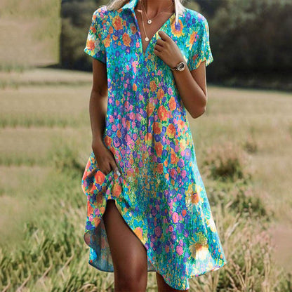 Ellie | Flytende Midi-kjole (Nesten utsolgt)