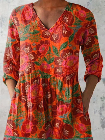 Felicity | Lang V-hals bluse