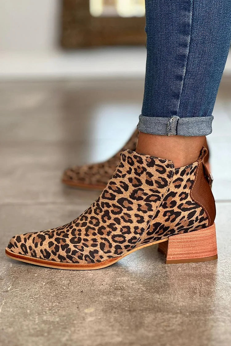 Mathilde™ | Leopardstøvletter