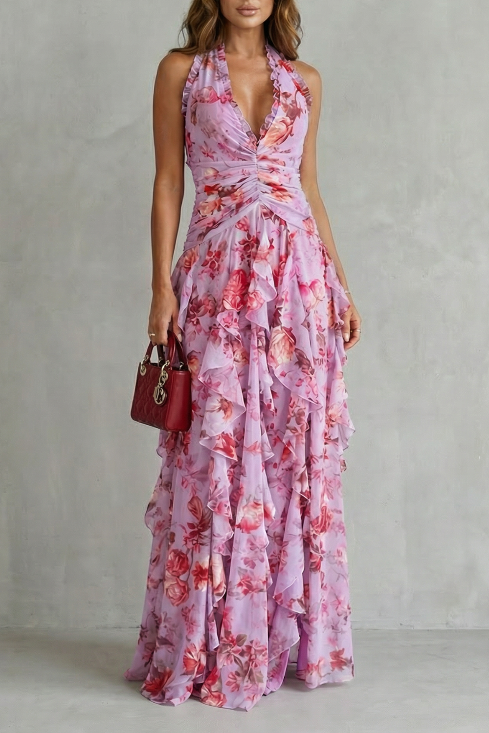 Belladina | Halter Maxi Kjole
