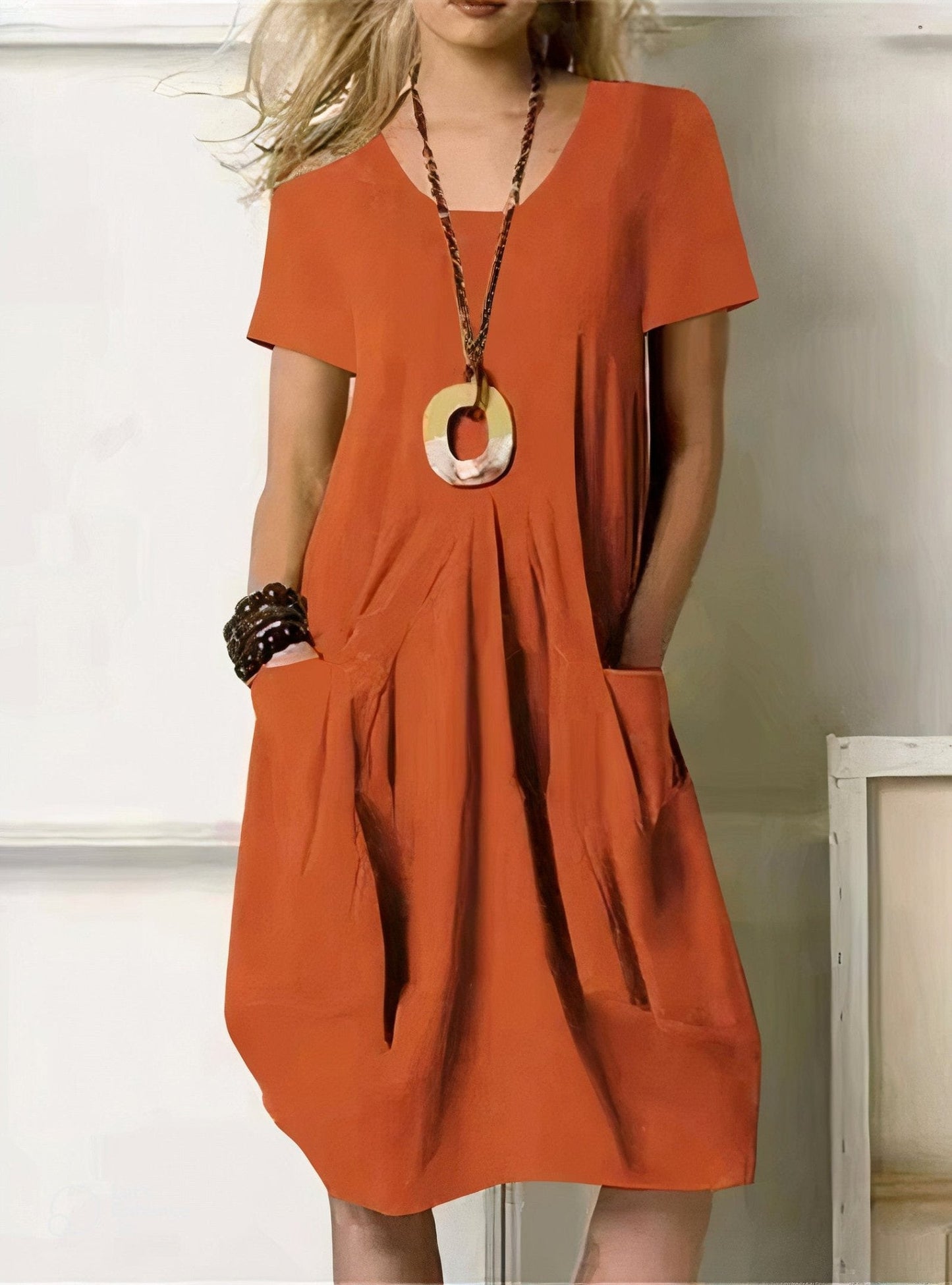 Oriane™ | Flytende Casual Maxi Kjole