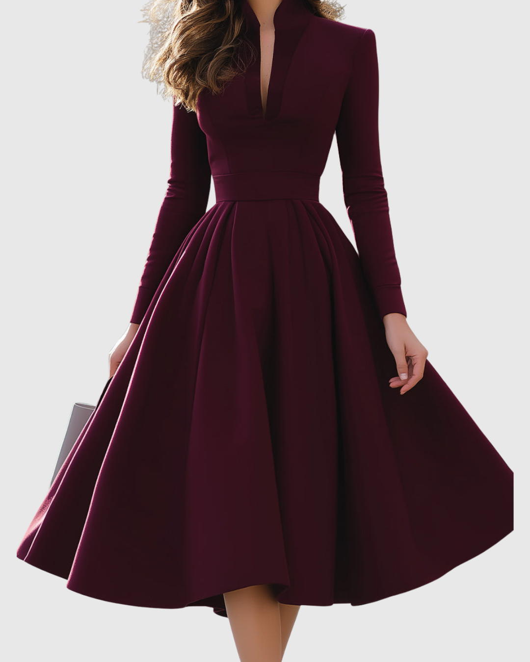 Juliette™ | V-Hals midi-kjole